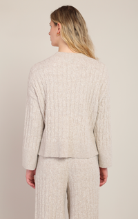 Cable knit Sweater | Beige