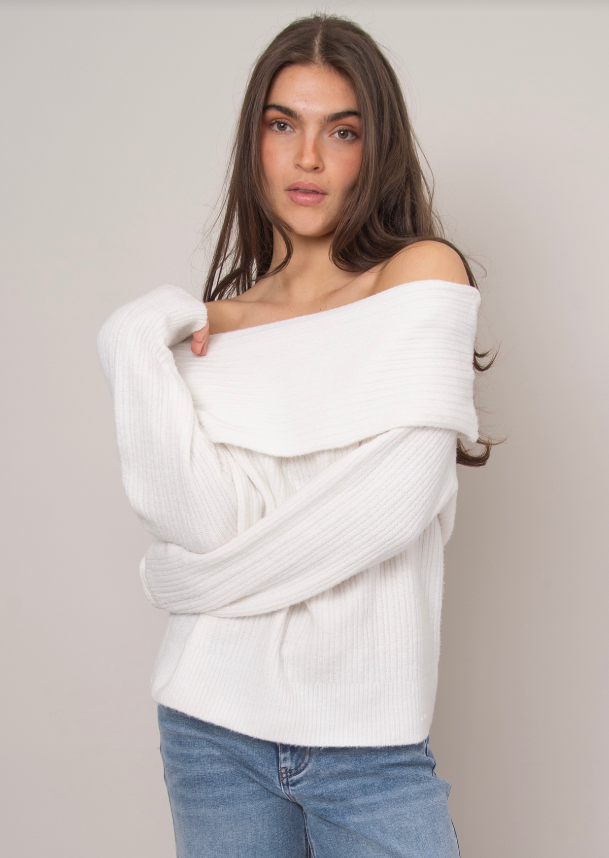 Marylin Pull Over | Winter White