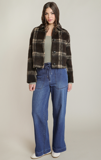 Wide Leg Denim Pant | Washed Indigo