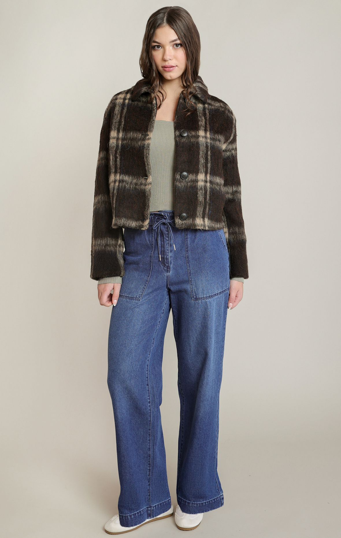 Wide Leg Denim Pant | Washed Indigo