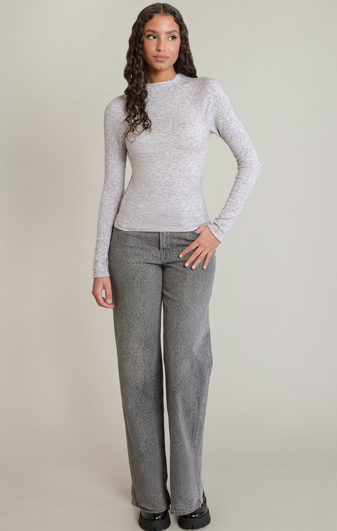 Raglan T-Shirt | Light Heather Grey