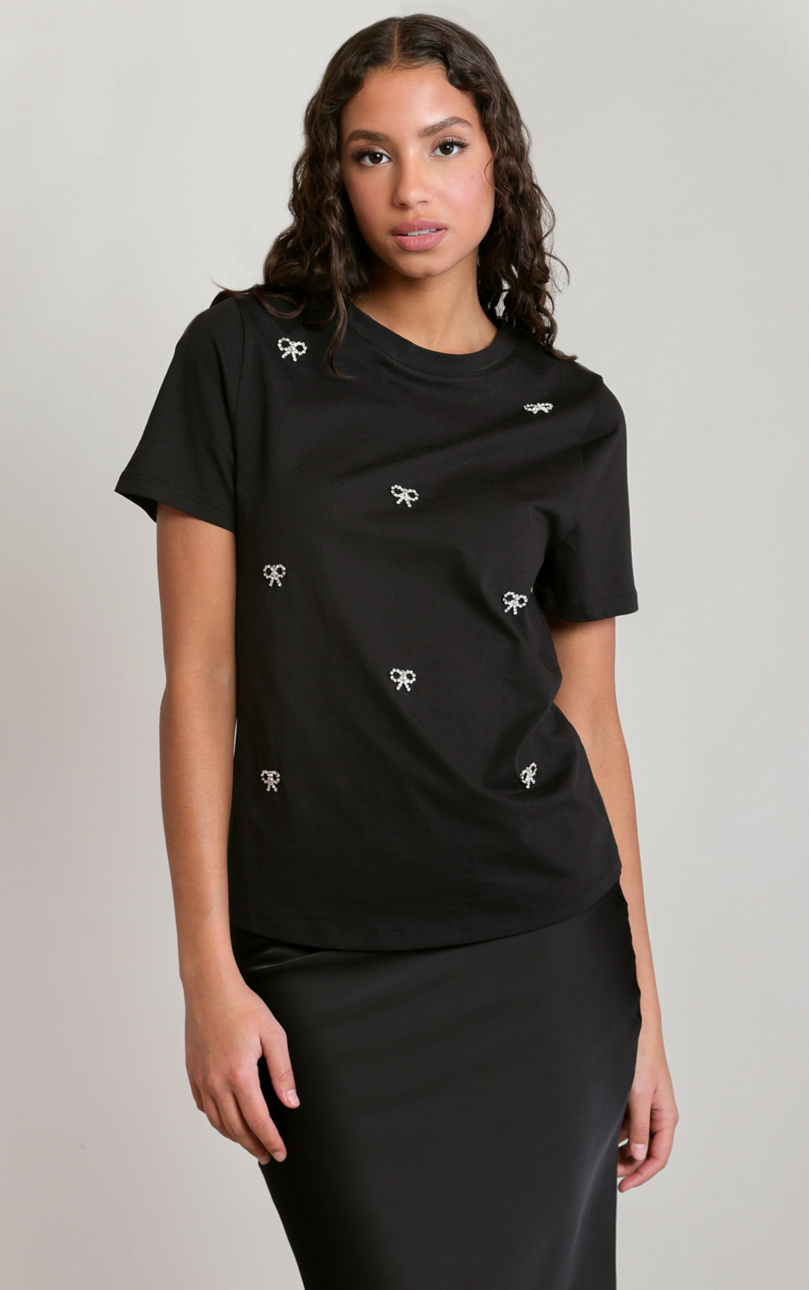 Embellished Bow Top