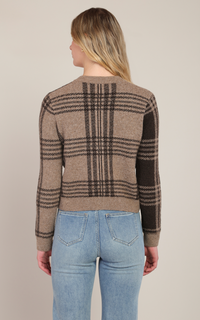 Vintage Plaid Cardigan