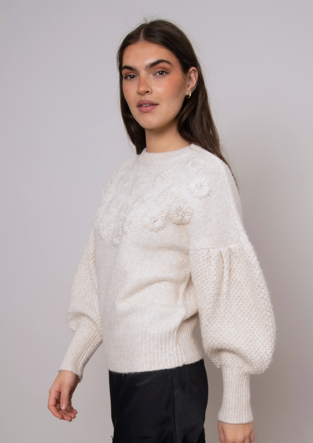 Tallula Long Sleeve Embroidered Pullover