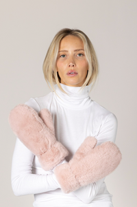 Faux Fur Luxe Mittens