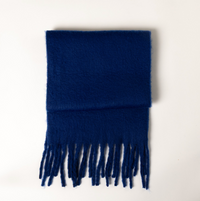 Solid Cloud Scarf | Cobalt Blue