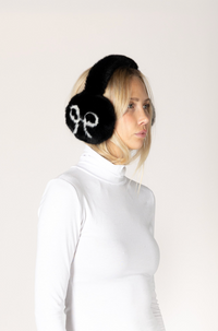 Faux fur Bow Ear muffs