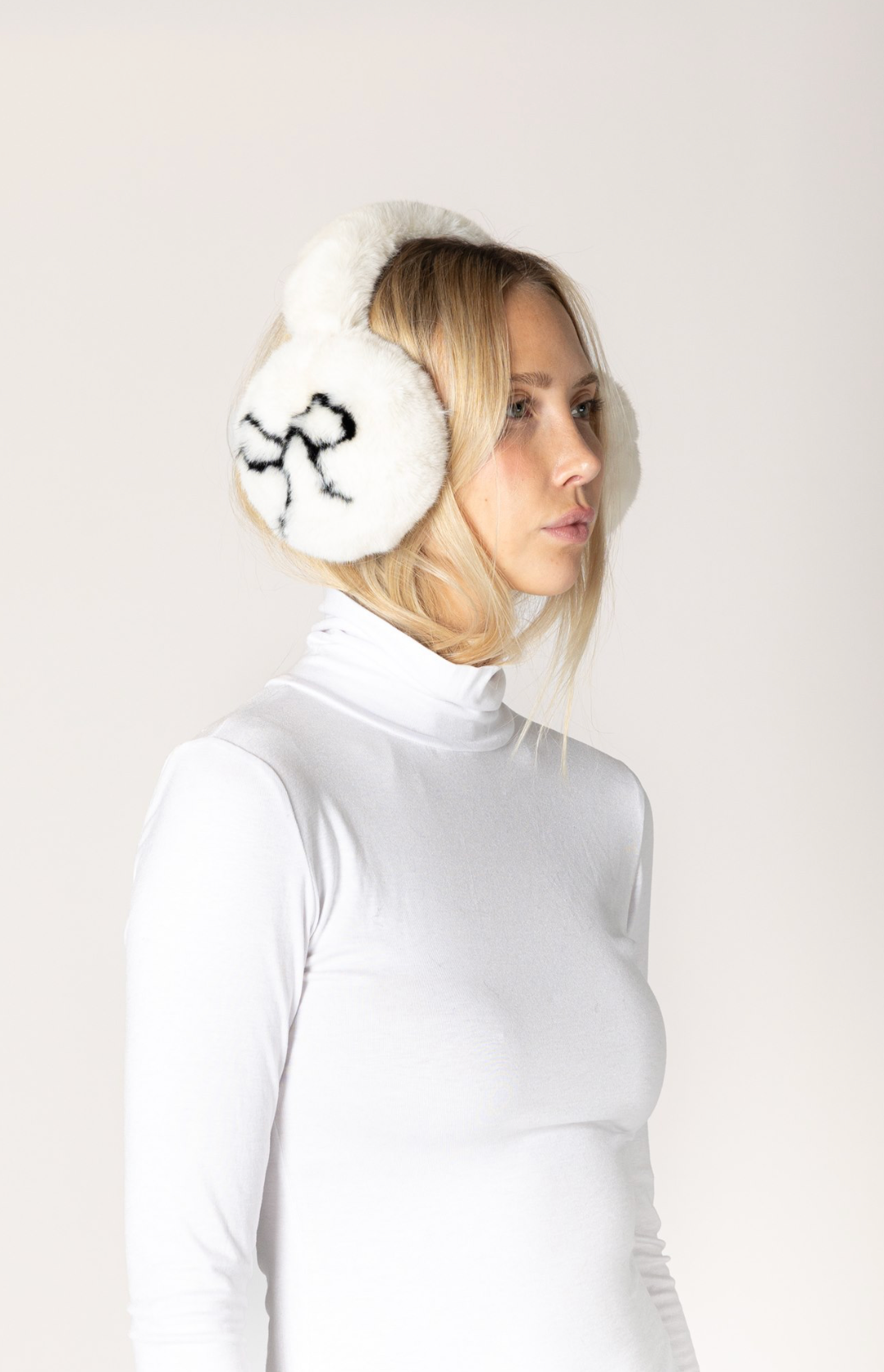 Faux fur Bow Ear muffs