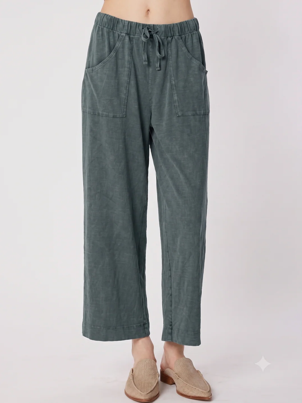 Elsa Cotton Slub Jersey Pant