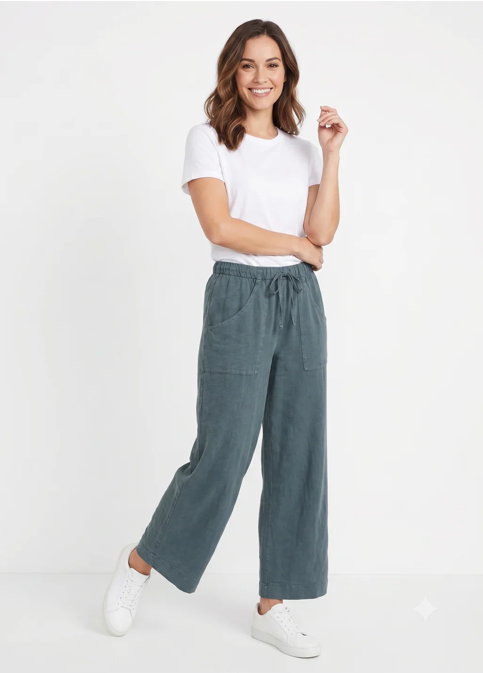 Elsa Cotton Slub Jersey Pant