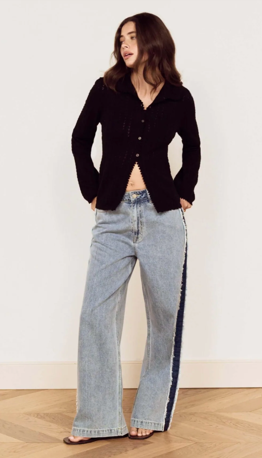 Tate Contrast Denim