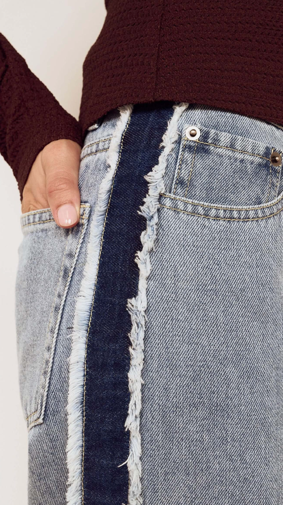 Tate Contrast Denim