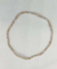 Champagne & Silver Repeater Bracelet | 6.5''