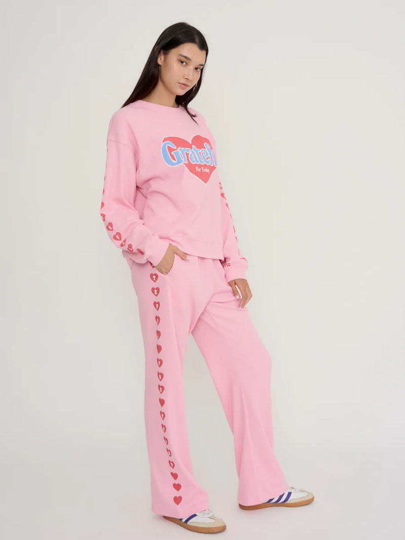 Grateful For Today Waffle Sweatpants
