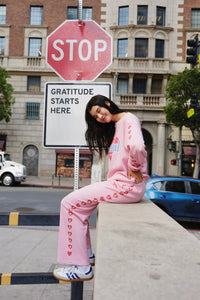 Grateful For Today Waffle Sweatpants