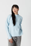 Tanya Bow Crewneck in Baby Blue