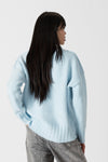 Tanya Bow Crewneck in Baby Blue