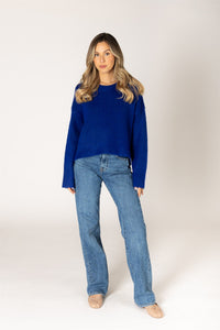 Timmy Pullover in Cobalt