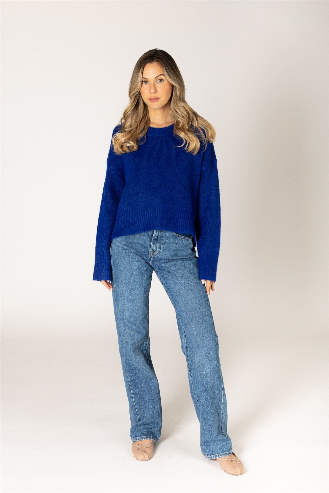 Timmy Pullover in Cobalt