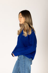 Timmy Pullover in Cobalt