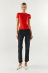 Tammy Baby Tee in Red
