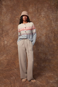 Merry Drawstring Pant in Taupe