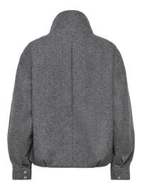 Last High Collar Bomber Jacket