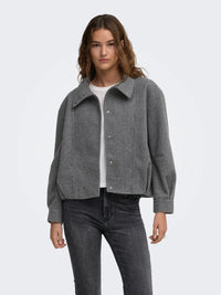 Last High Collar Bomber Jacket