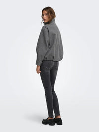 Last High Collar Bomber Jacket