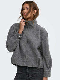 Last High Collar Bomber Jacket