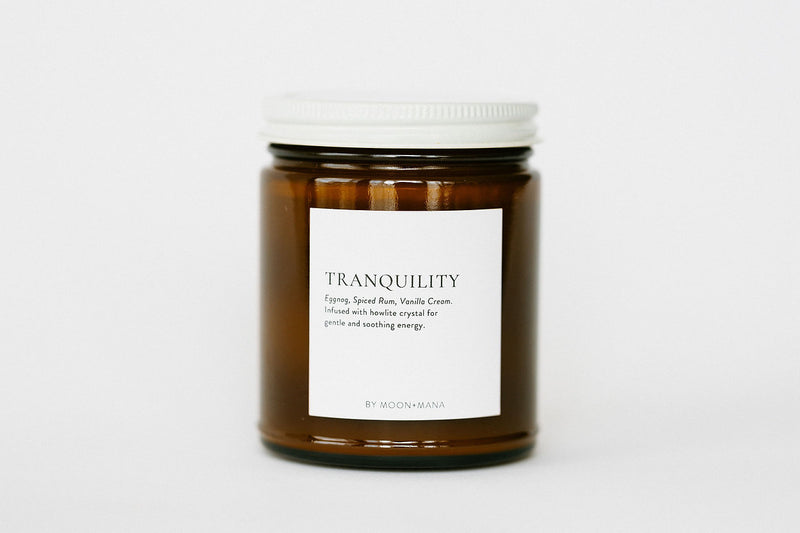 Tranquility Candle | Eggnog, Spiced Rum + Vanilla Cream | 9oz