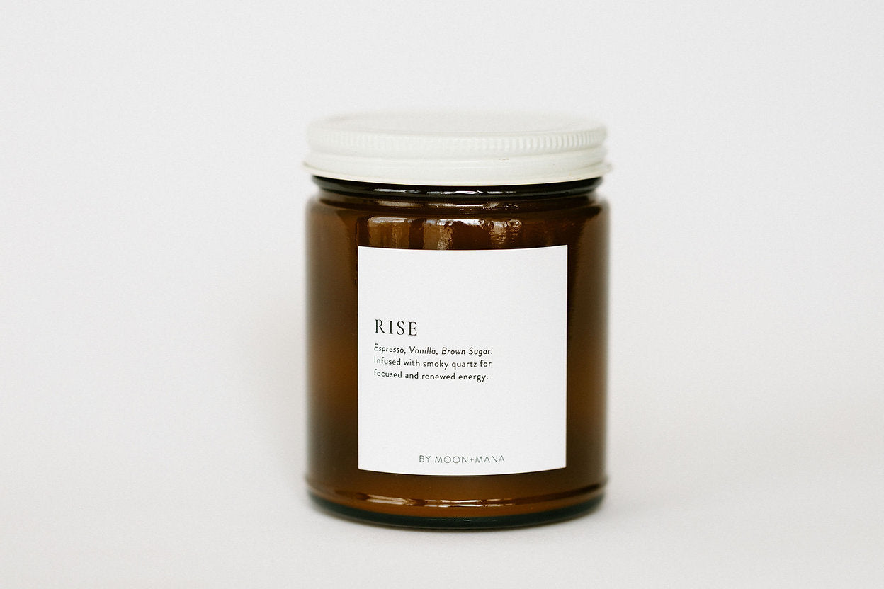 Rise Candle | Espresso, Vanilla + Brown Sugar | 9oz