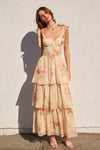 Have My Heart Corset Layered Maxi