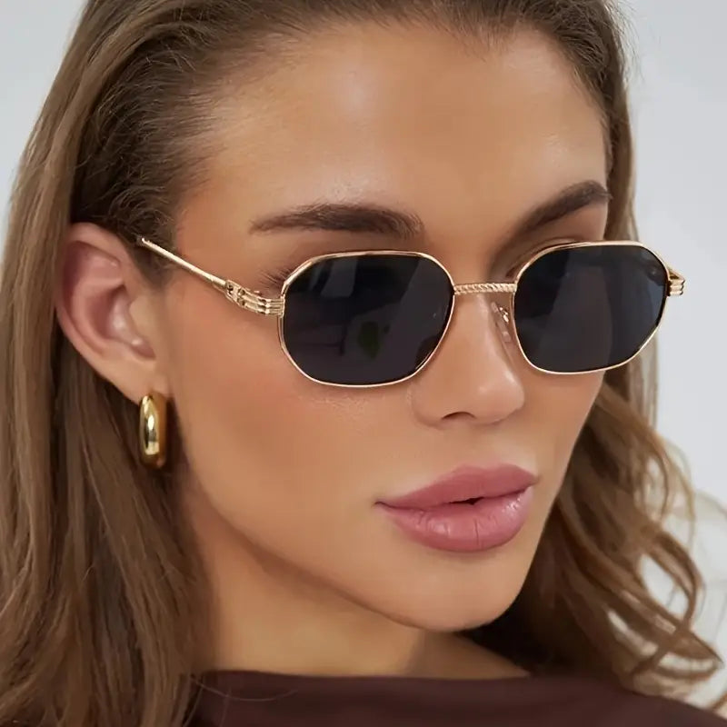 Hex Gold Frame Sunglasses