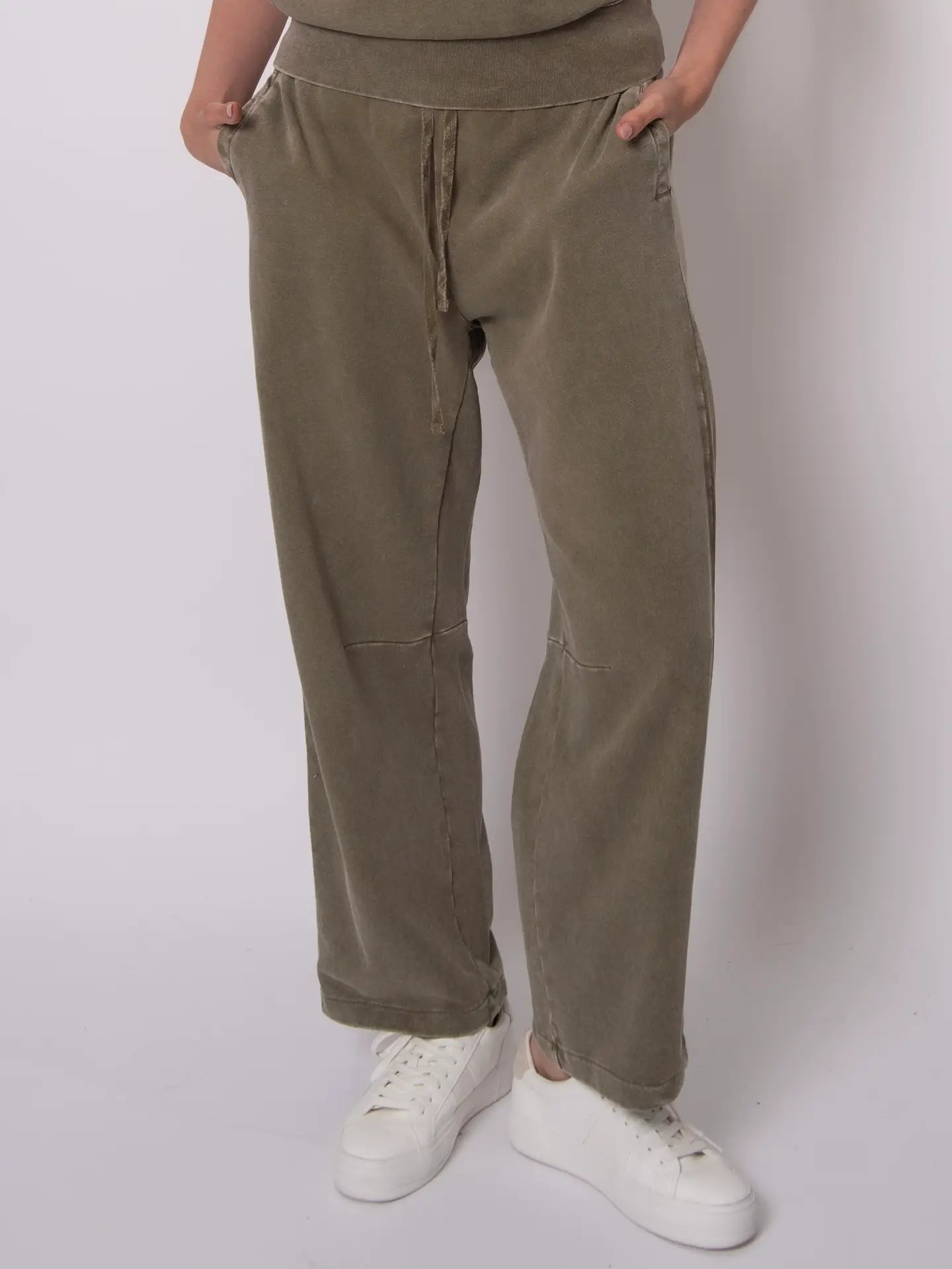 Padmala French Terry Pants in Olive