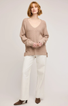 Lisbon Sweater In Heather Taupe