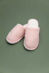 Sherpa Slippers in Light Pink