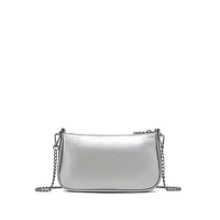 Francine Chain Crossbody in Silver