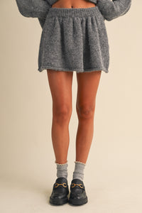 Sabrina Sweater Set in Charcoal