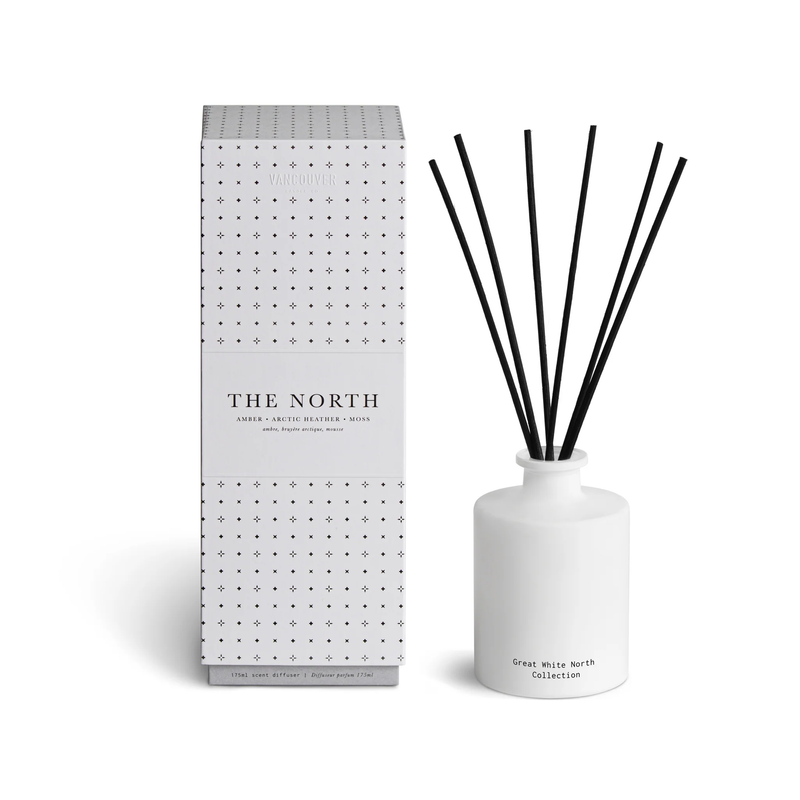 THE NORTH diffuser | amber, arctic heather, moss 175ml
