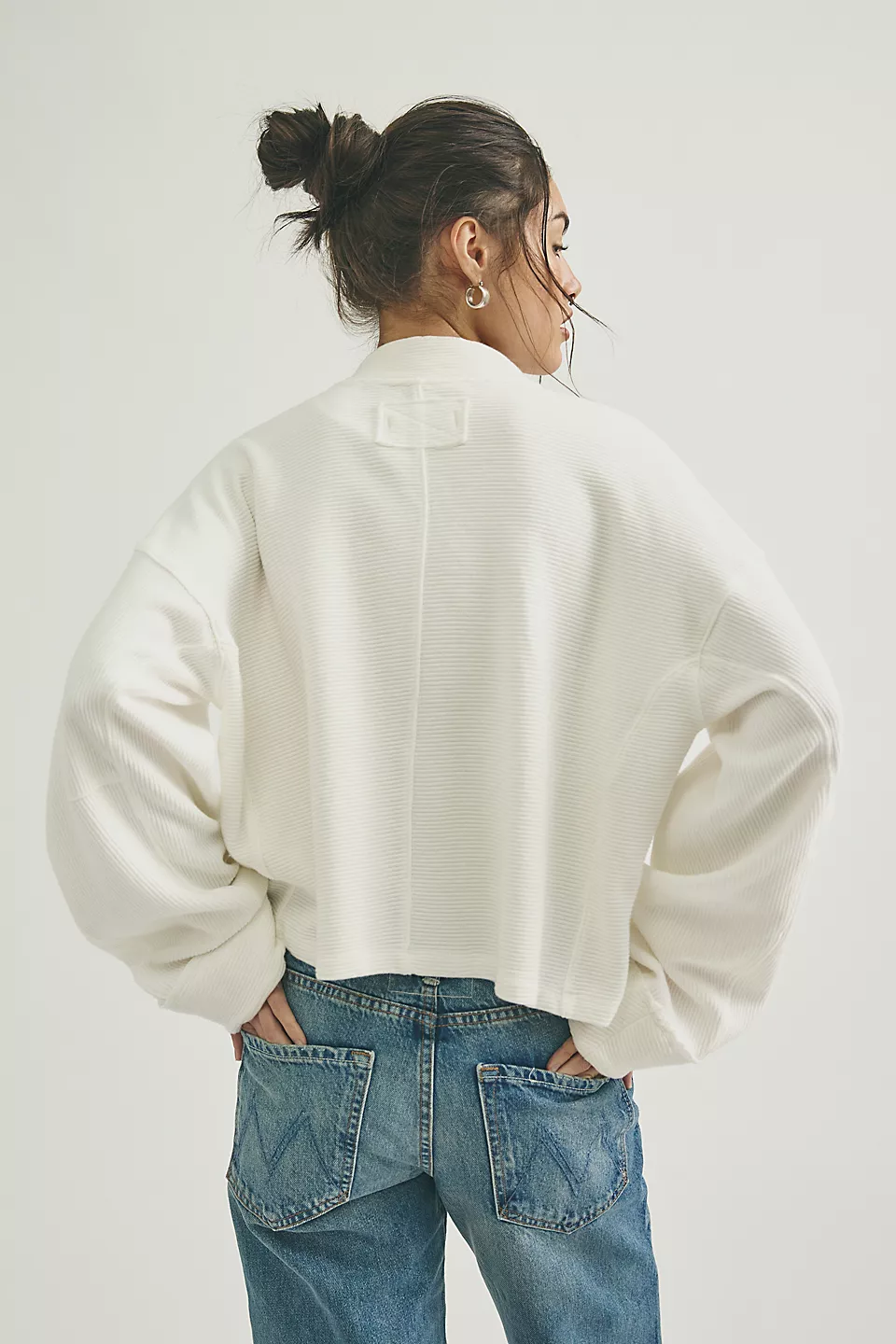 WTF Celeste Quarter Zip | Clean Ivory