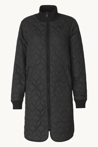 Art 06 Quilted Jacket  in Black