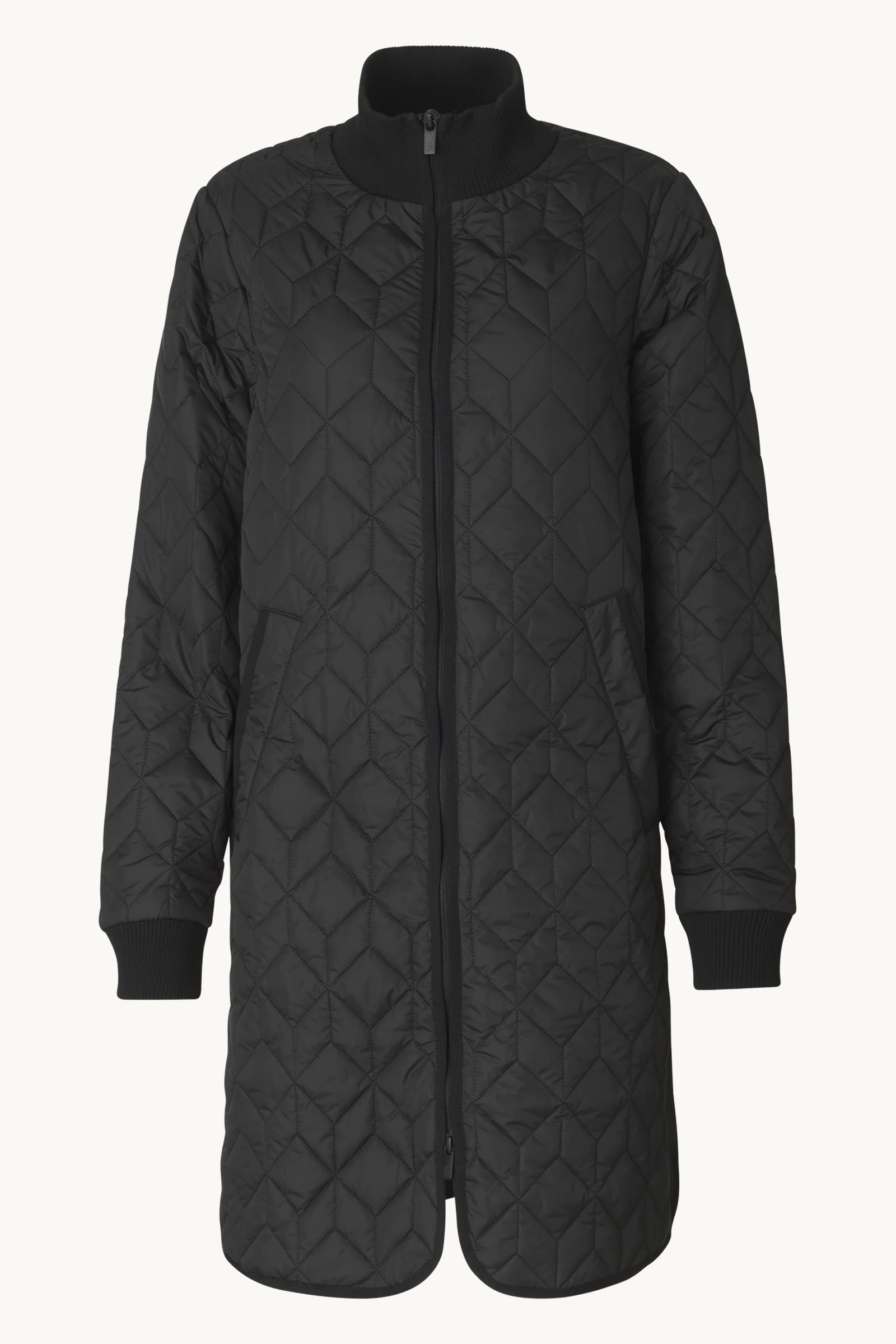 Art 06 Quilted Jacket  in Black