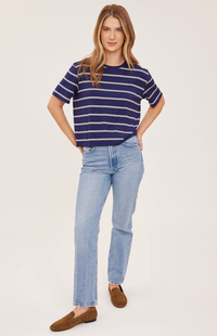 Jaxson T-Shirt | Navy Stripe