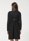 Black Sleeveless Pinafore Dress
