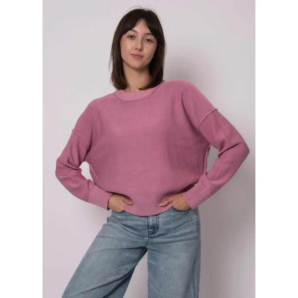 Nelkin Long Sleeve Crew Neck | Petal