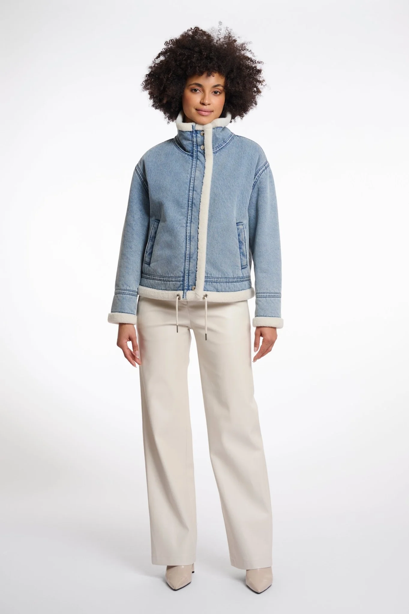 Beck Denim Sherpa Lined Jacket