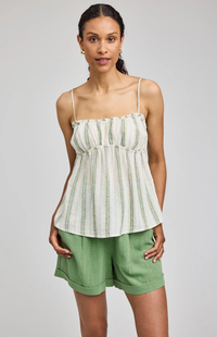 Rosie Tank Top | Cream Stripe