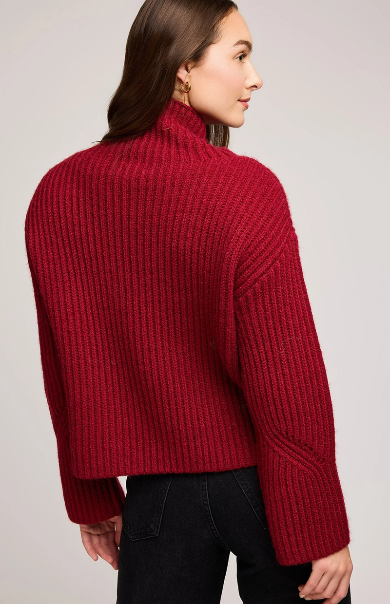 Marlow Sweater in Crimson