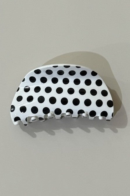 Polka Dot Claw Clip